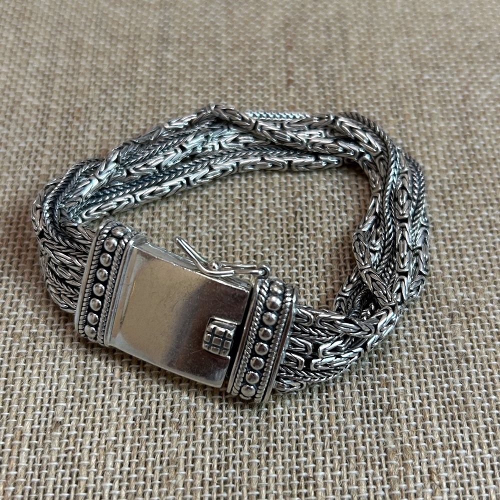 Silpada Go Gorgeous Multi-Strand Byzantine Bracelet B1452
